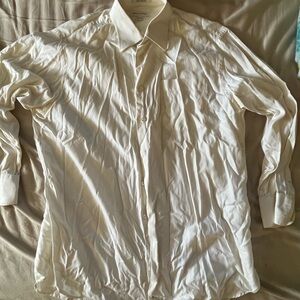 John W. Nordstrom Cream Dress Shirt